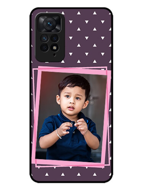 Custom Redmi Note 11 Pro Plus 5G Custom Metal Phone Case - Triangle Pattern Dotted Design