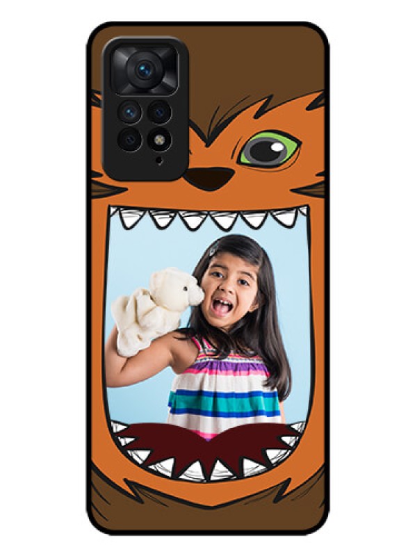 Custom Redmi Note 11 Pro Plus 5G Custom Metal Phone Case - Owl Monster Back Case Design