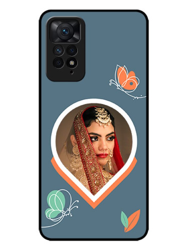 Custom Redmi Note 11 Pro Plus 5G Custom Metal Phone Case - Droplet Butterflies Design
