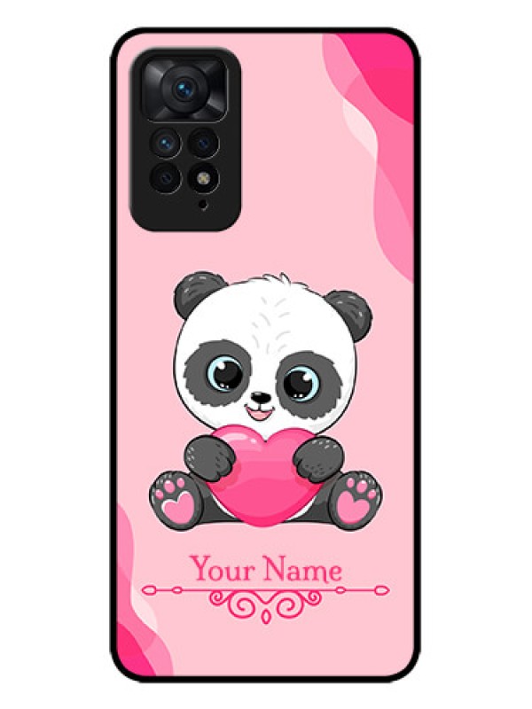 Custom Redmi Note 11 Pro Plus 5G Custom Metal Phone Case - Cute Panda Design