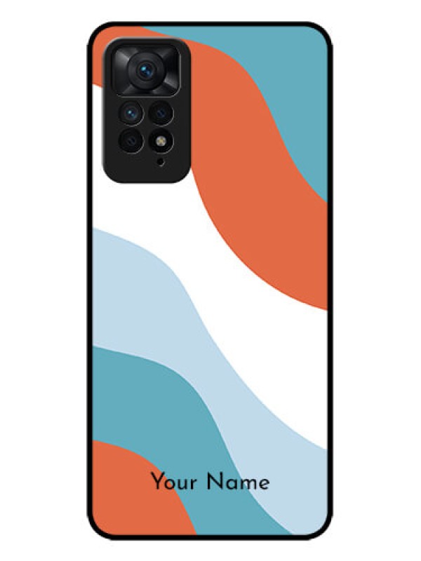 Custom Redmi Note 11 Pro Plus 5G Custom Metal Phone Case - Coloured Waves Design
