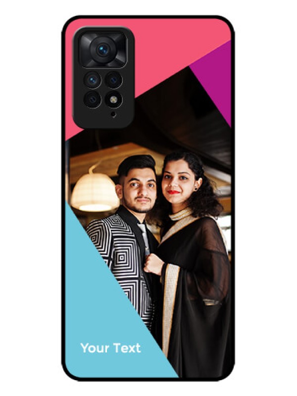 Custom Redmi Note 11 Pro Plus 5G Custom Metal Phone Case - Stacked Triple Colour Design