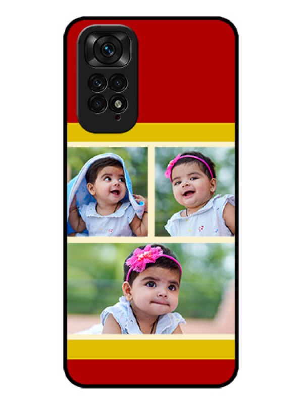 Custom Redmi Note 11 Custom Metal Phone CaseMultiple Pic Upload Design