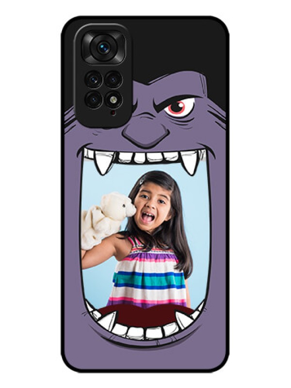 Custom Redmi Note 11 Custom Metal Phone CaseAngry Monster Design