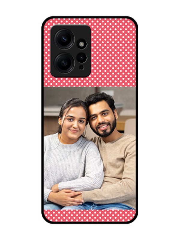 Custom Redmi Note 12 4G Custom Metal Phone CaseWhite Dotted Design