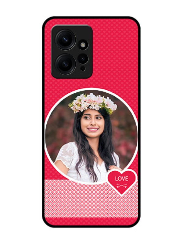 Custom Redmi Note 12 4G Custom Metal Phone CasePink Color Pattern Design