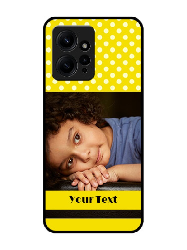 Custom Redmi Note 12 4G Custom Metal Phone CaseBright Yellow Case Design