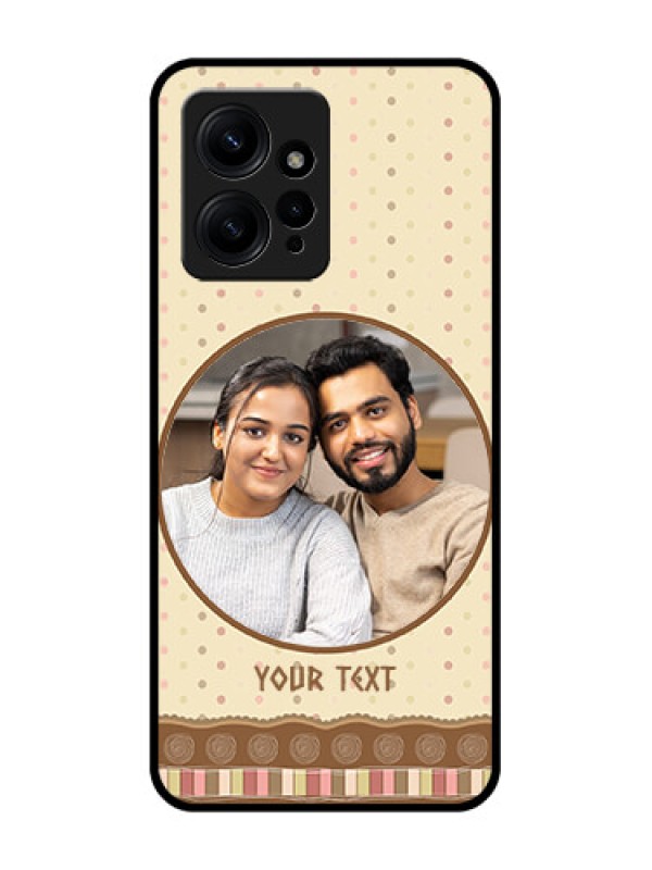Custom Redmi Note 12 4G Custom Metal Phone CaseBrown Dotted Mobile Case Design