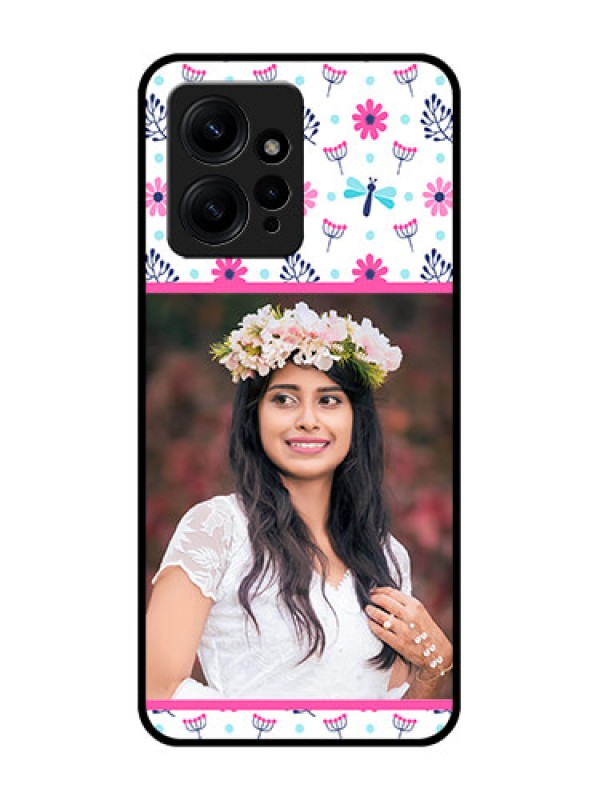 Custom Redmi Note 12 4G Custom Metal Phone CaseColorful Flower Design