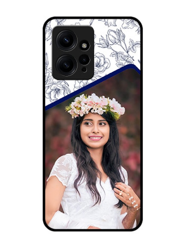 Custom Redmi Note 12 4G Custom Metal Phone CaseClassy Floral Design
