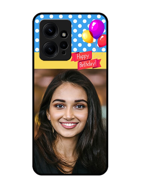 Custom Redmi Note 12 4G Custom Metal Phone CaseHappy Birthday Design