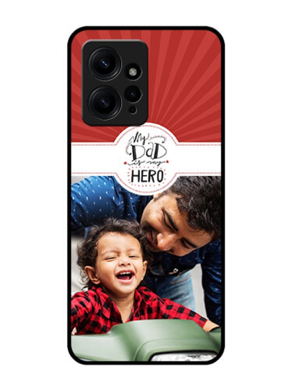 Custom Redmi Note 12 4G Custom Metal Phone CaseMy Dad Hero Design