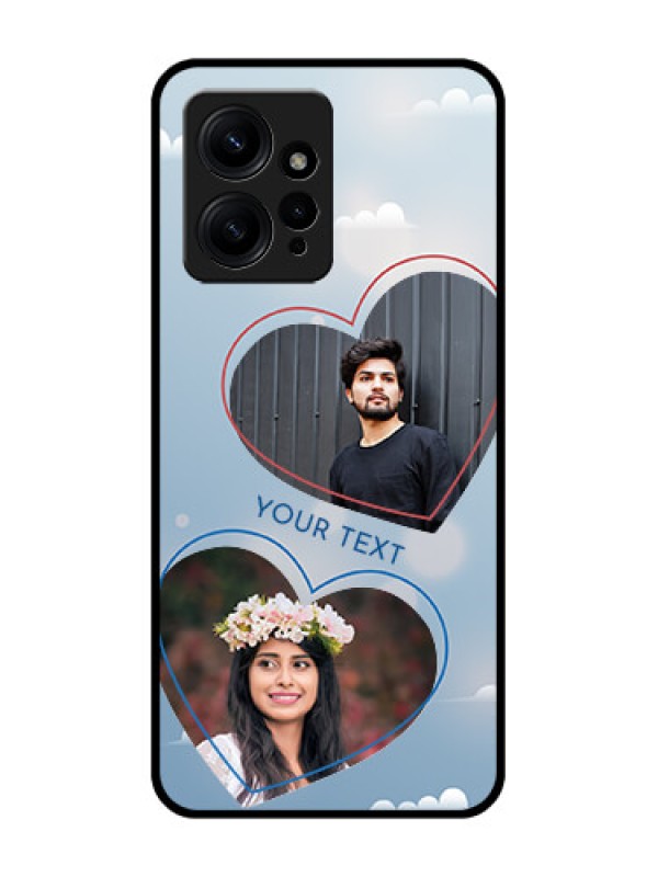 Custom Redmi Note 12 4G Custom Metal Phone CaseBlue Color Couple Design