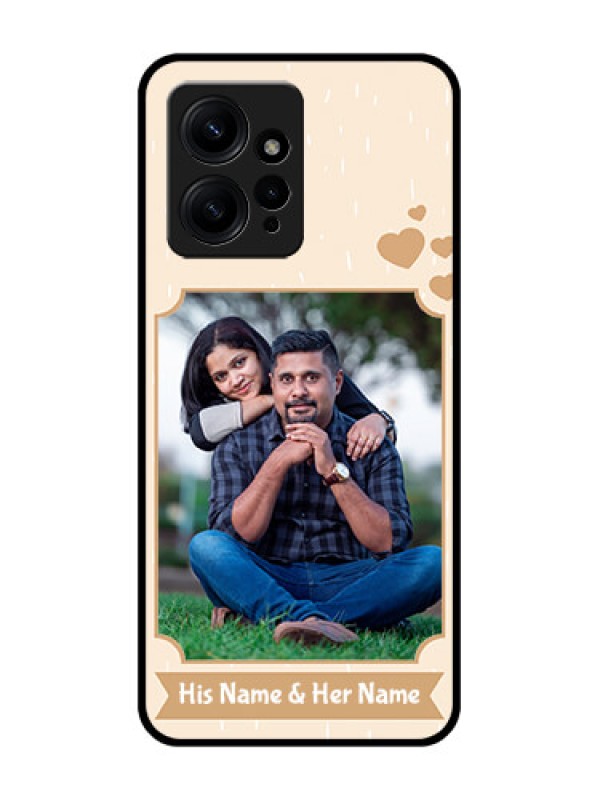 Custom Redmi Note 12 4G Custom Metal Phone CaseWith Confetti Love Design