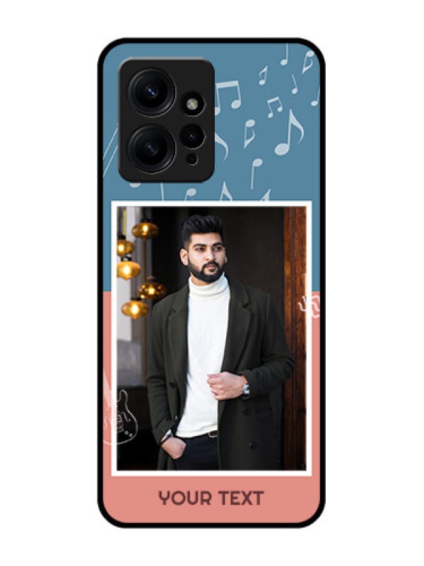 Custom Redmi Note 12 4G Custom Metal Phone CaseWith Color Musical Note Design