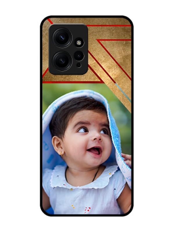 Custom Redmi Note 12 4G Custom Metal Phone CaseGradient Abstract Texture Design
