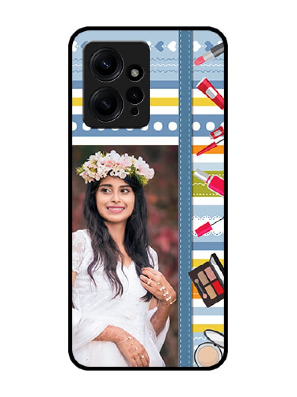 Custom Redmi Note 12 4G Custom Metal Phone CaseMakeup Icons Design