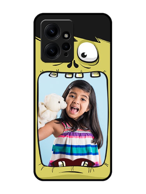 Custom Redmi Note 12 4G Custom Metal Phone CaseCartoon Monster Back Case Design