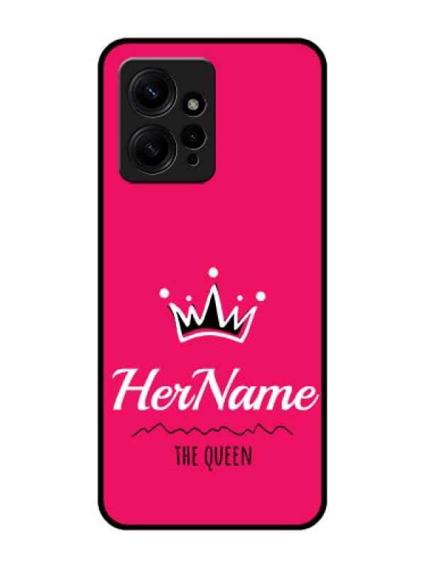 Custom Redmi Note 12 4G Custom Metal Phone CaseQueen With Name Design