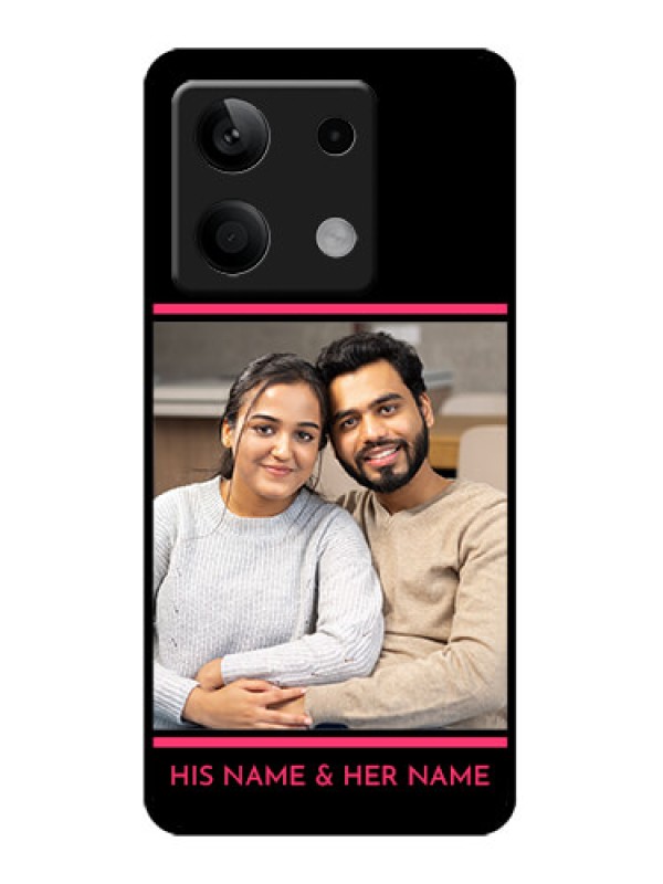 Custom Redmi Note 13 5G Custom Metal Phone CaseWith Add Text Design
