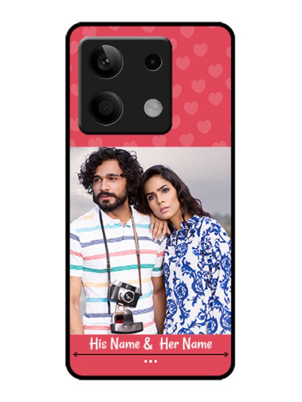 Custom Redmi Note 13 5G Custom Metal Phone CaseSimple Love Design