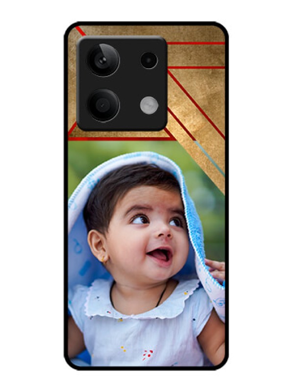 Custom Redmi Note 13 5G Custom Metal Phone CaseGradient Abstract Texture Design