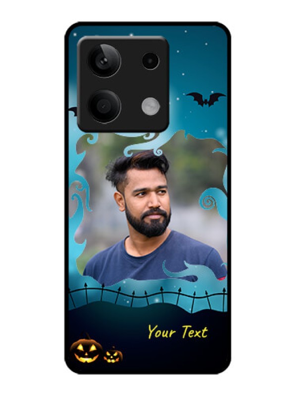Custom Redmi Note 13 5G Custom Metal Phone CaseHalloween Frame Design