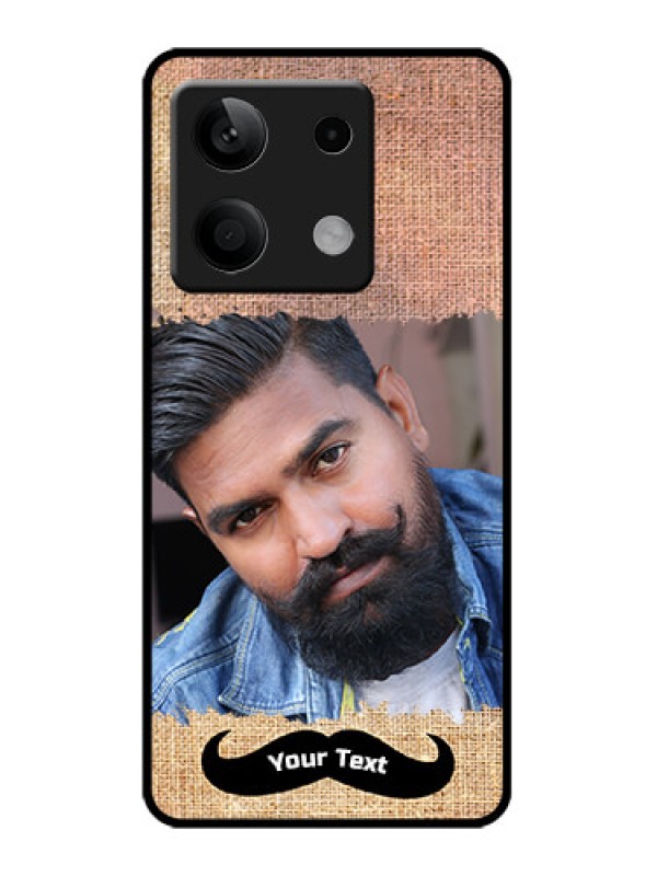Custom Redmi Note 13 5G Custom Metal Phone CaseWith Texture Design
