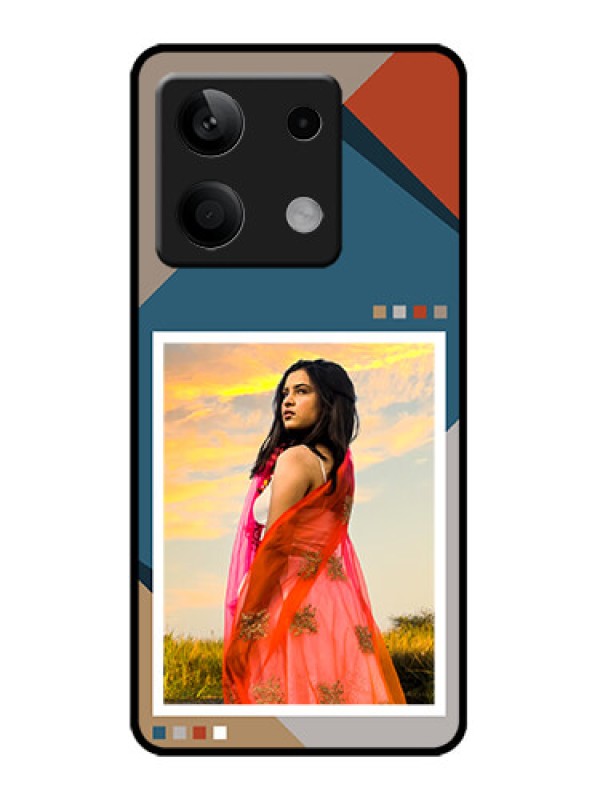 Custom Redmi Note 13 5G Custom Metal Phone CaseRetro Color Pallet Design