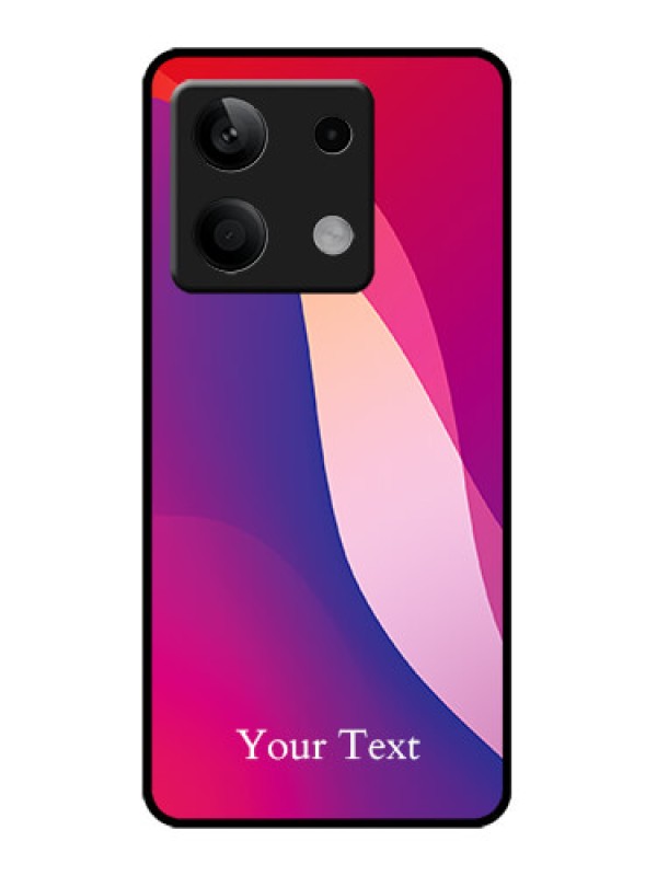 Custom Redmi Note 13 5G Custom Metal Phone CaseDigital Abstract Overlap Design