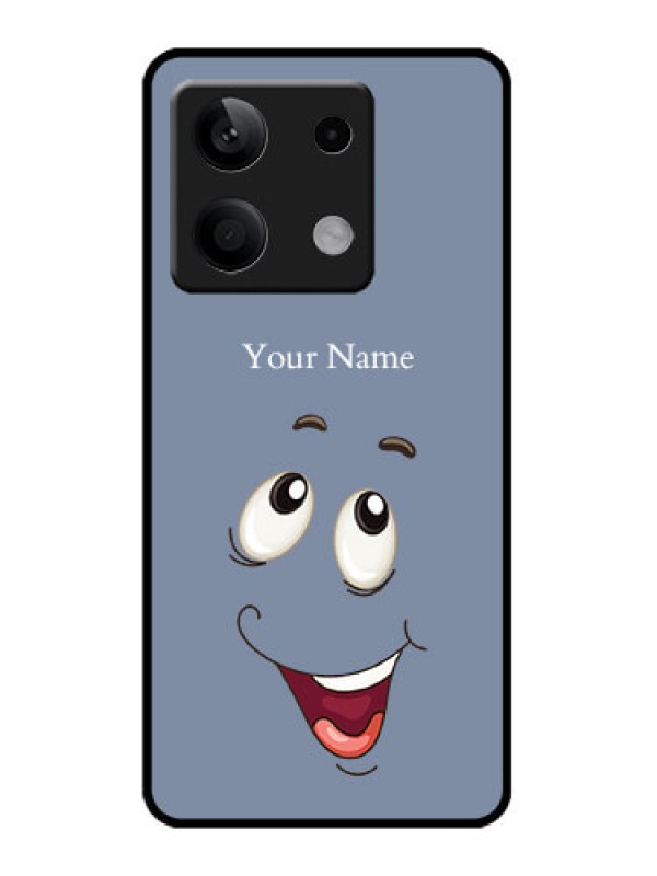Custom Redmi Note 13 5G Custom Metal Phone CaseLaughing Cartoon Face Design