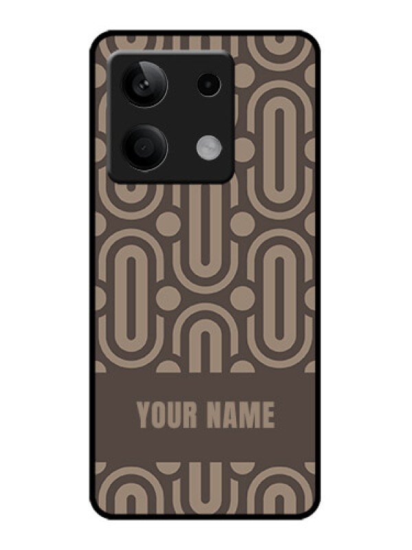 Custom Redmi Note 13 5G Custom Metal Phone CaseCaptivating Zero Pattern Design