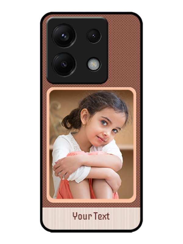 Custom Redmi Note 13 Pro 5G Custom Metal Phone CaseSimple Pic Upload Design