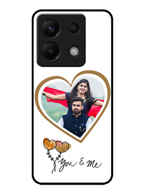 Custom Redmi Note 13 Pro 5G Custom Metal Phone CaseYou and Me Design