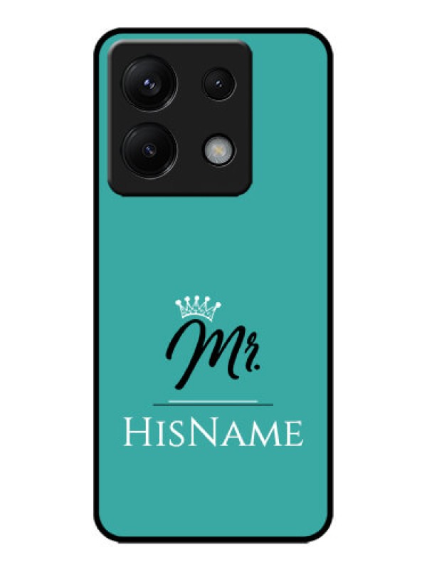 Custom Redmi Note 13 Pro 5G Custom Metal Phone CaseMr With Name Design