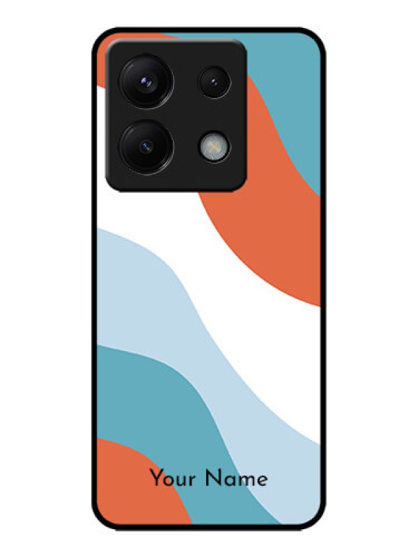 Custom Redmi Note 13 Pro 5G Custom Metal Phone CaseColoured Waves Design