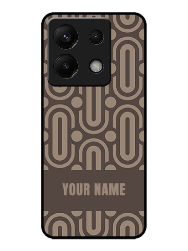 Custom Redmi Note 13 Pro 5G Custom Metal Phone CaseCaptivating Zero Pattern Design