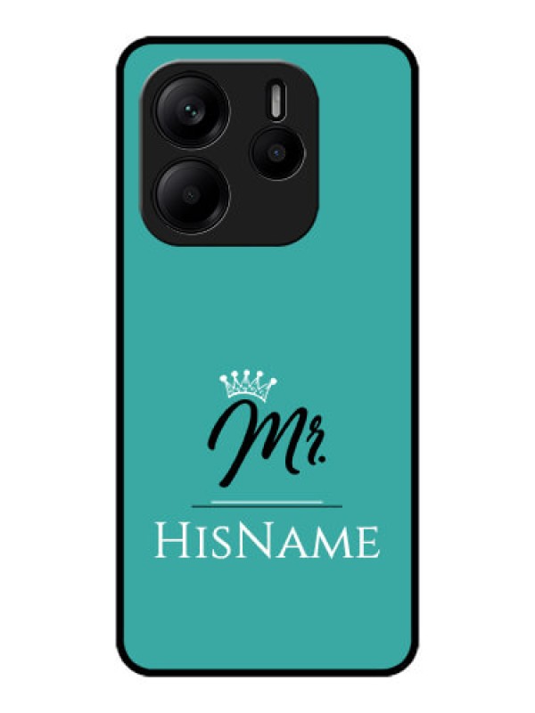 Custom Redmi Note 14 5G Custom Metal Phone CaseMr With Name Design