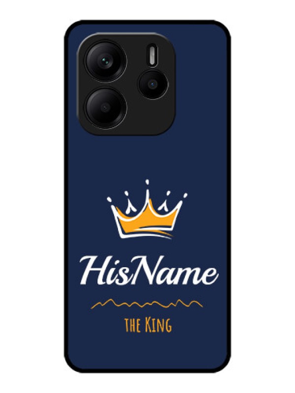 Custom Redmi Note 14 5G Custom Metal Phone CaseKing With Name Design