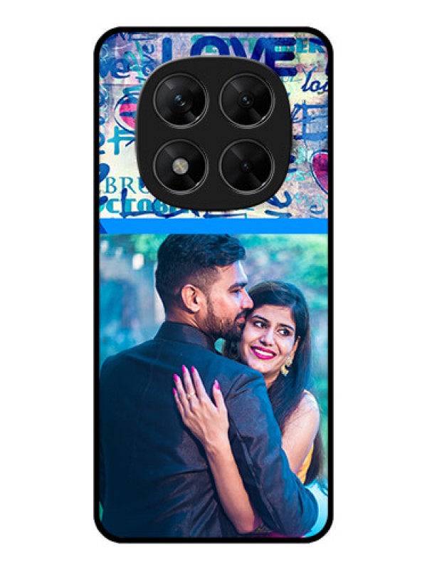 Custom Redmi Note 14 Pro 5G Custom Metal Phone CaseColorful Love Design