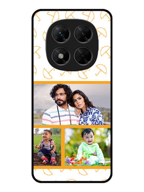 Custom Redmi Note 14 Pro 5G Custom Metal Phone CaseYellow Pattern Design