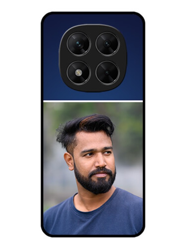 Custom Redmi Note 14 Pro 5G Custom Metal Phone CaseSimple Royal Blue Design