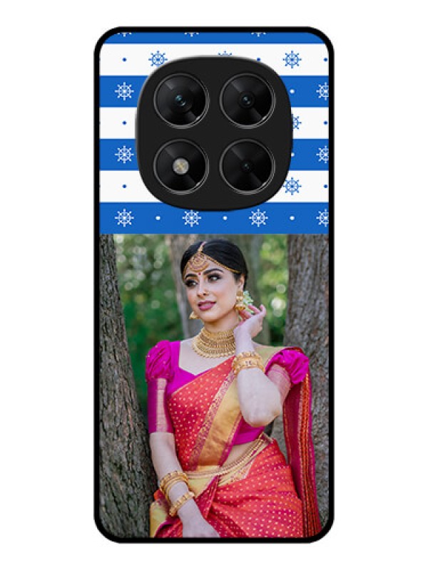Custom Redmi Note 14 Pro 5G Custom Metal Phone CaseSnow Pattern Design