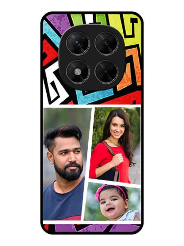 Custom Redmi Note 14 Pro 5G Custom Metal Phone CaseGraffiti Pattern Design
