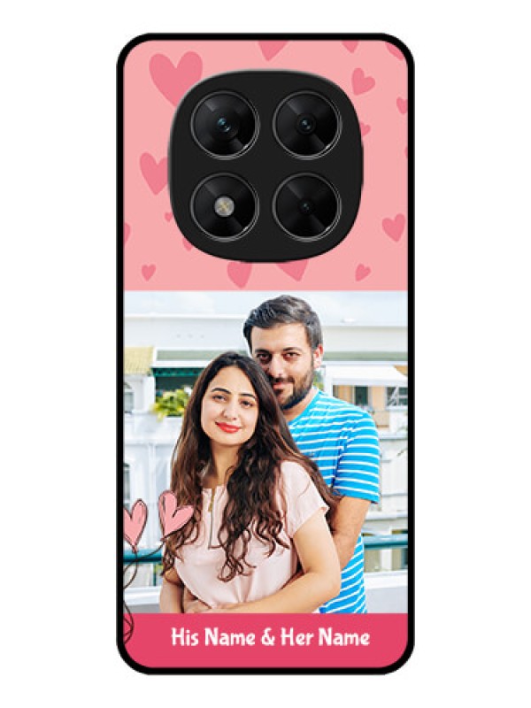 Custom Redmi Note 14 Pro 5G Custom Metal Phone CaseLove Design Peach Color