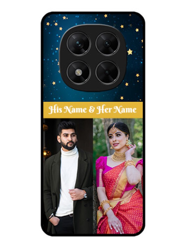Custom Redmi Note 14 Pro 5G Custom Metal Phone CaseGalaxy Stars Backdrop Design