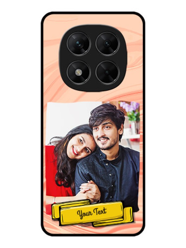 Custom Redmi Note 14 Pro 5G Custom Metal Phone CaseMarble Texture Design