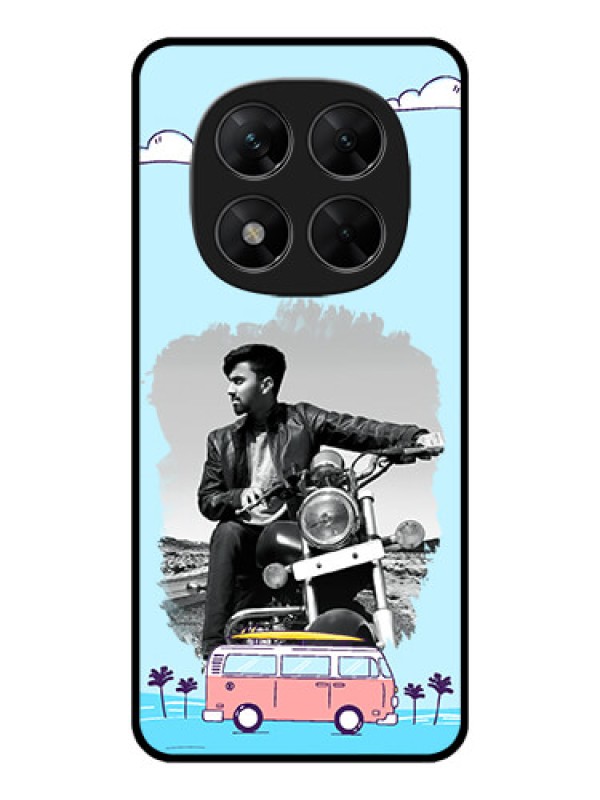 Custom Redmi Note 14 Pro 5G Custom Metal Phone CaseTravel and Adventure Design