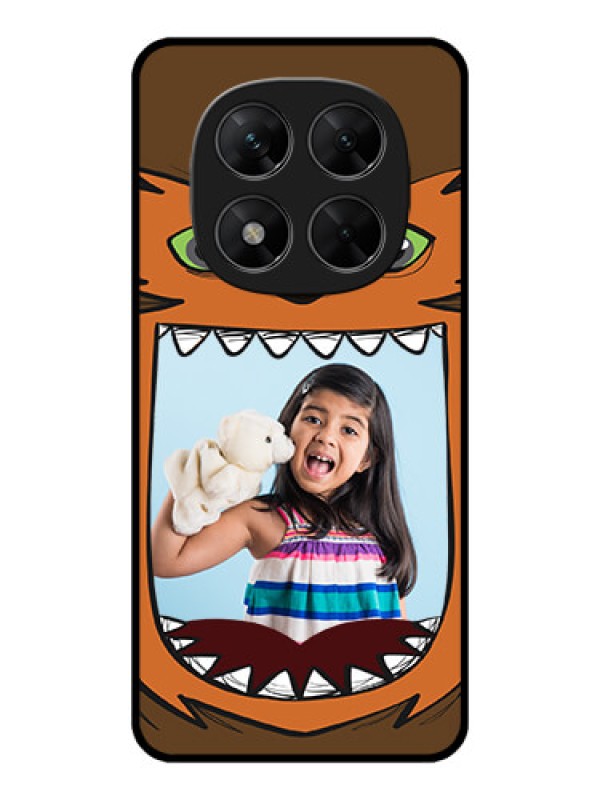 Custom Redmi Note 14 Pro 5G Custom Metal Phone CaseOwl Monster Back Case Design