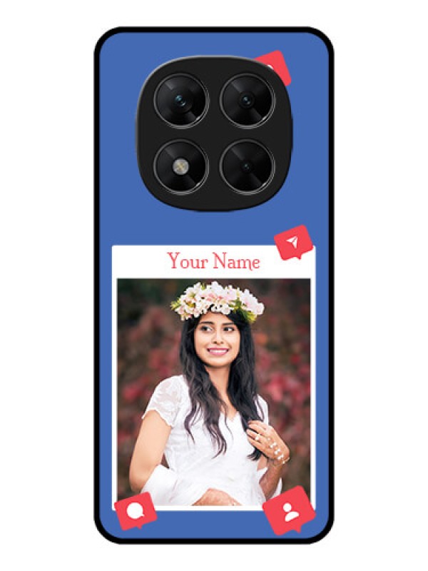Custom Redmi Note 14 Pro 5G Custom Metal Phone CaseLike Share And Comment Design